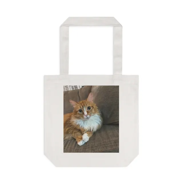 Real customer custom pet tote bag